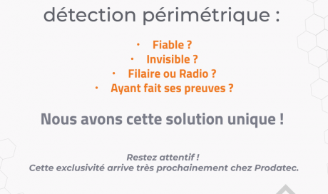 Nouveauté Prodatec 2021 :  Détection périmétrique nouvelle génération