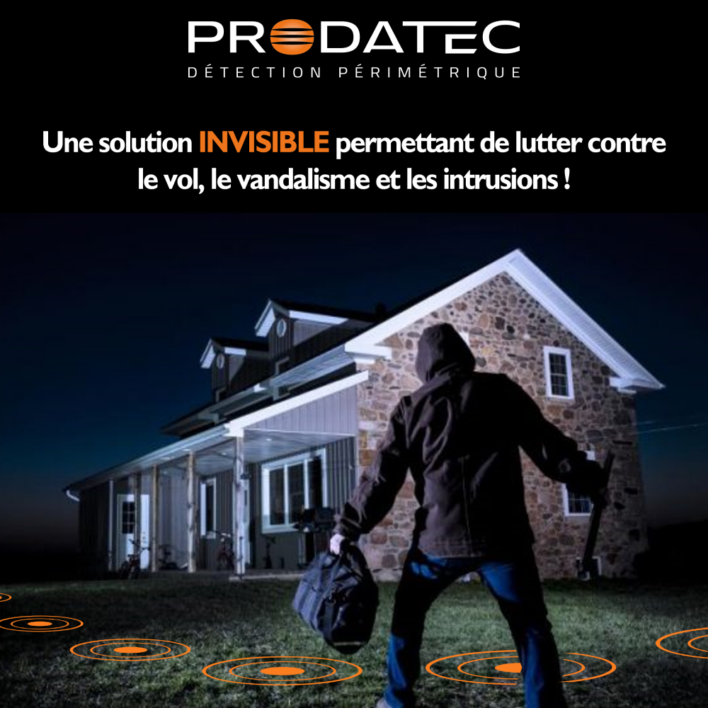 Une solution INVISIBLE permettant de lutter contre le vol, le vandalisme et les intrusions !