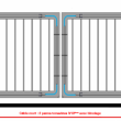 OPTION PORTAIL : Double battant