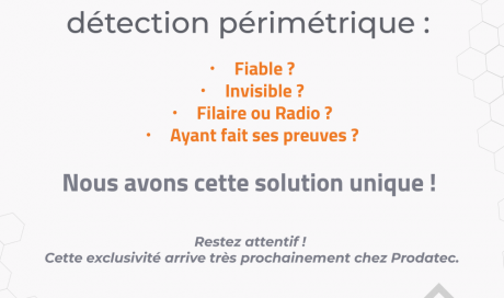 Nouveauté Prodatec 2021 : Détection périmétrique nouvelle génération