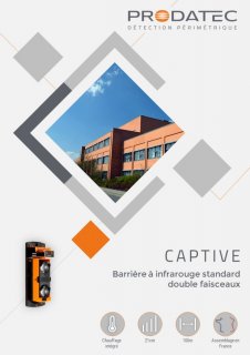 Captive - Barrière infrarouge double faisceaux économique